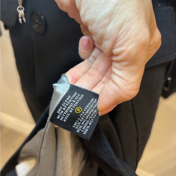 BEDO Black Double-Breasted Coat Women’s Elegant Jacket - Picture 8 of 8